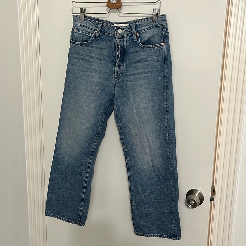 Mother wide leg  jeans